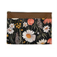 Blossom Elegance: Noir Garden Accessory Pouch