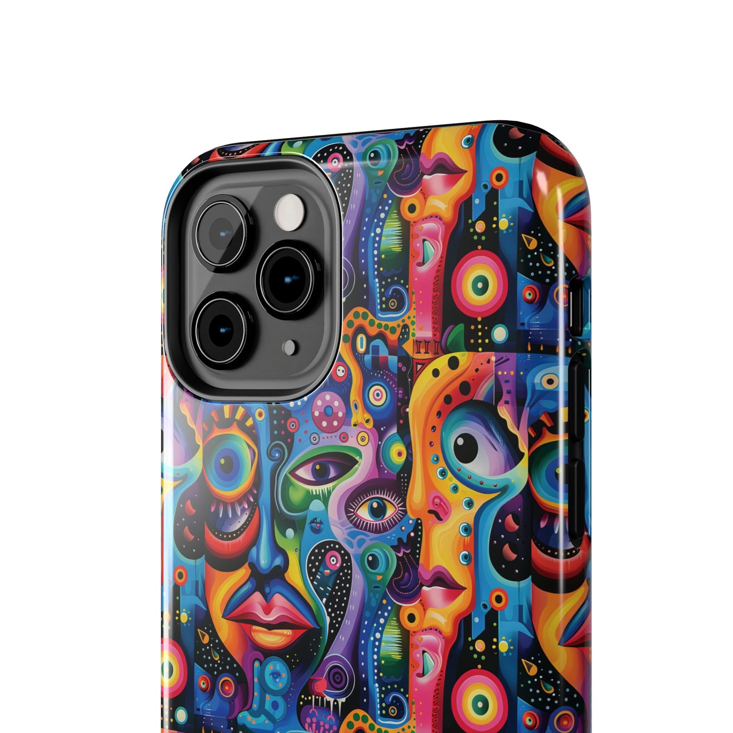 Psychedelic Visions Vibrant Art iPhone and Samsung Phone Case - Stylish Tough Case for Artists & Creatives.