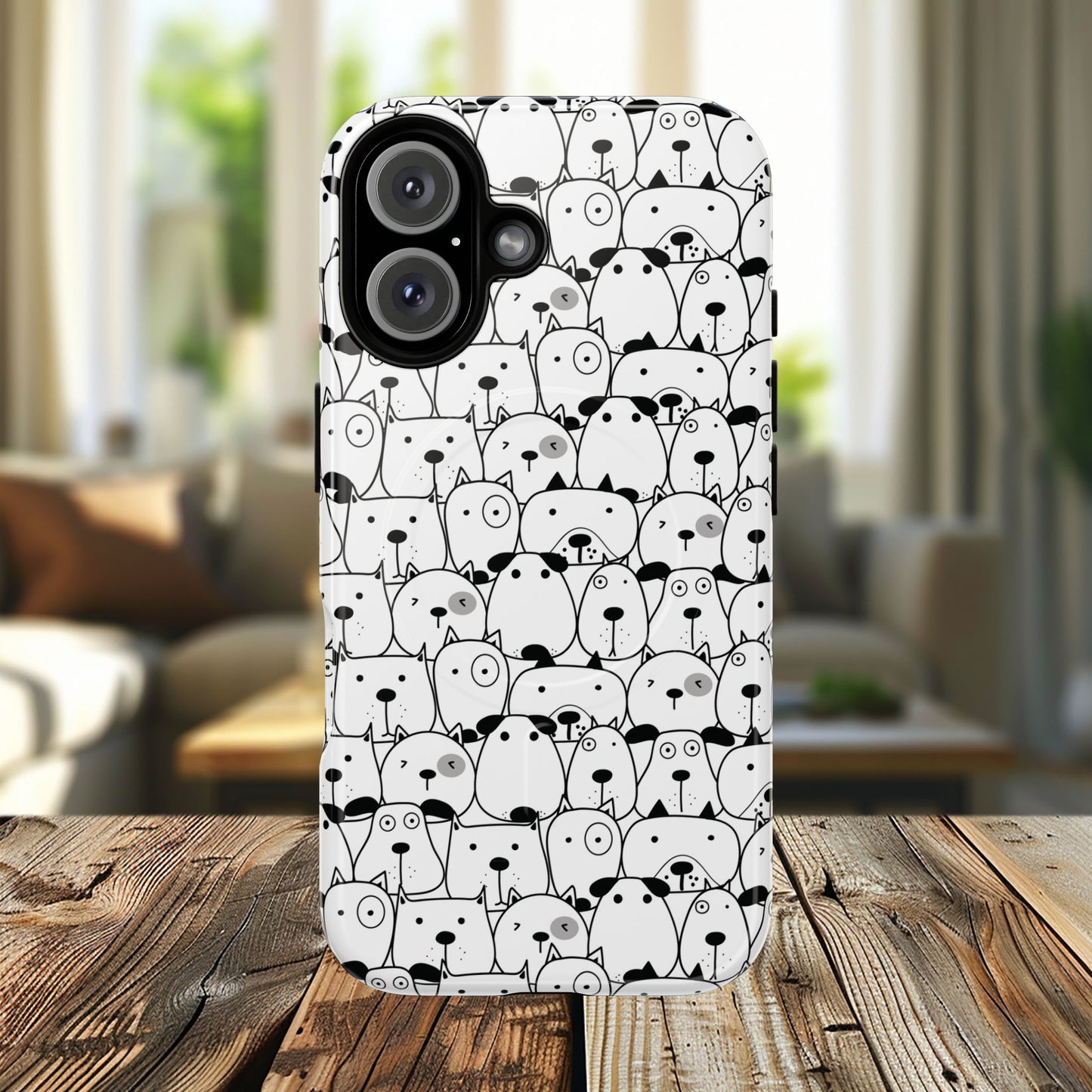 Cute Animal Pattern Phone Case, Tough Magnetic Cases for Pet Lovers, Gifts for Birthday, Holiday, Cute Accessories, Phone Covers