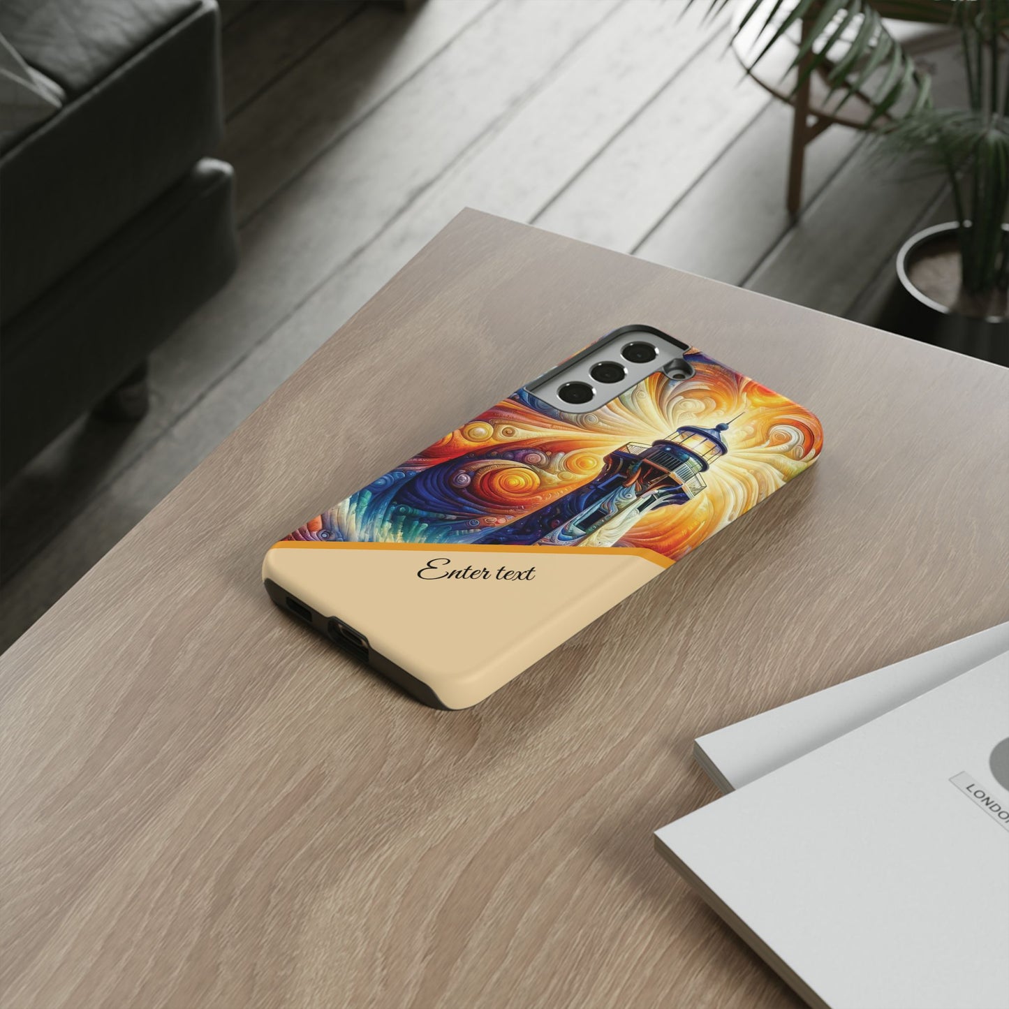 Personalized Cosmic Beacon Tough Samsung and Google Phone Cases
