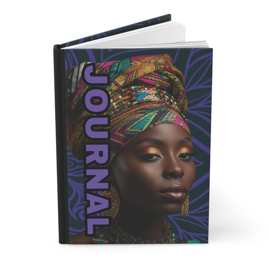 Vibrant Hardcover Journal for Inspiration, Self-Discovery, Gift for Her, Bullet Journal, Empowerment Notebook