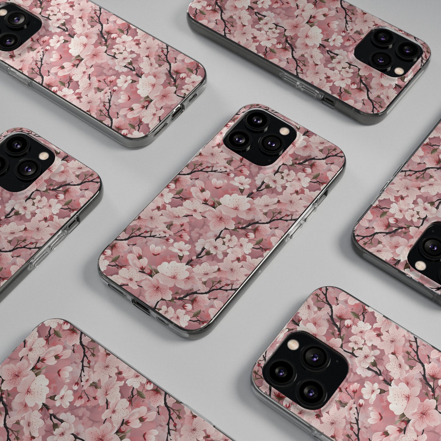 Cherry Blossom Soft iPhone, Google and Samsung Cases