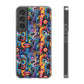 Psychedelic Visions Flexi iPhone and Samsung Case - Colorful Abstract Design.