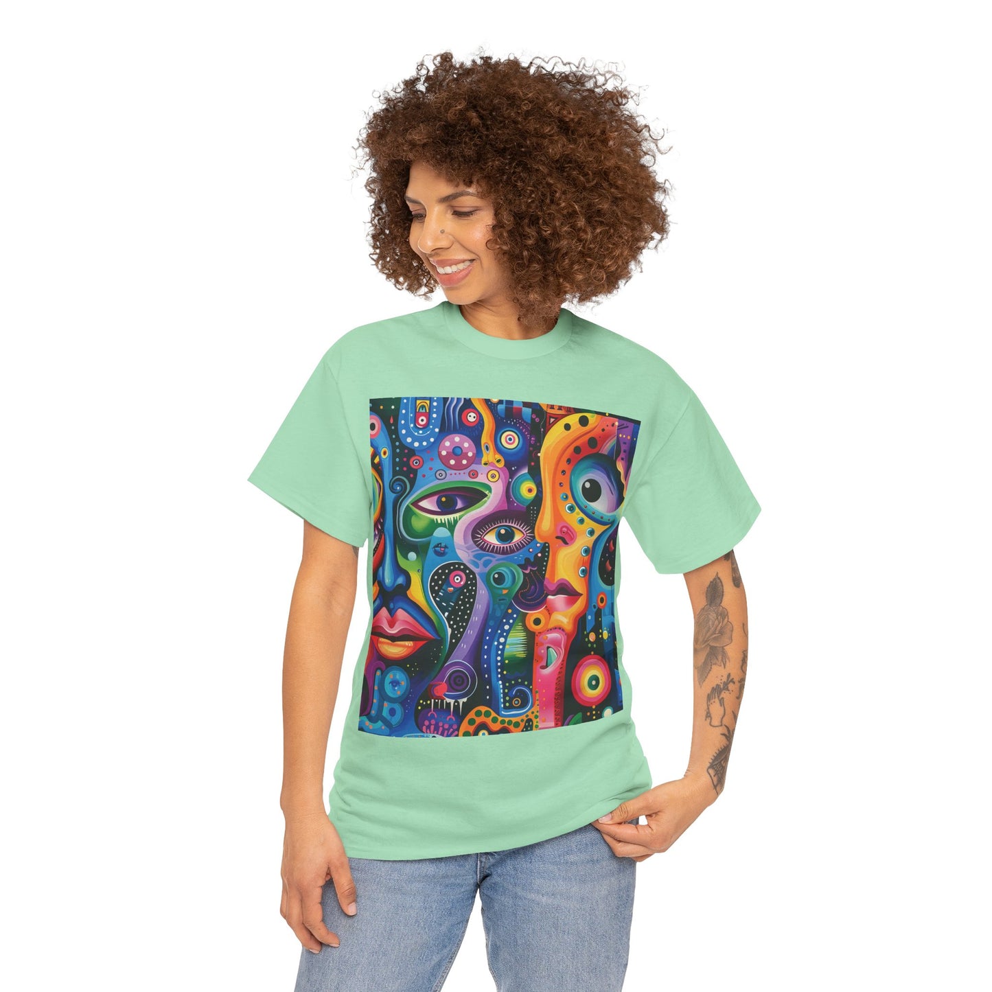 Psychedelic Visions Unisex Heavy Cotton Tee