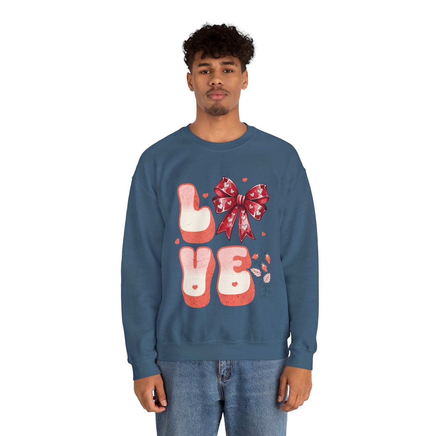 LOVE Coquette Unisex Heavy Gildan Blend™ Crewneck Sweatshirt.