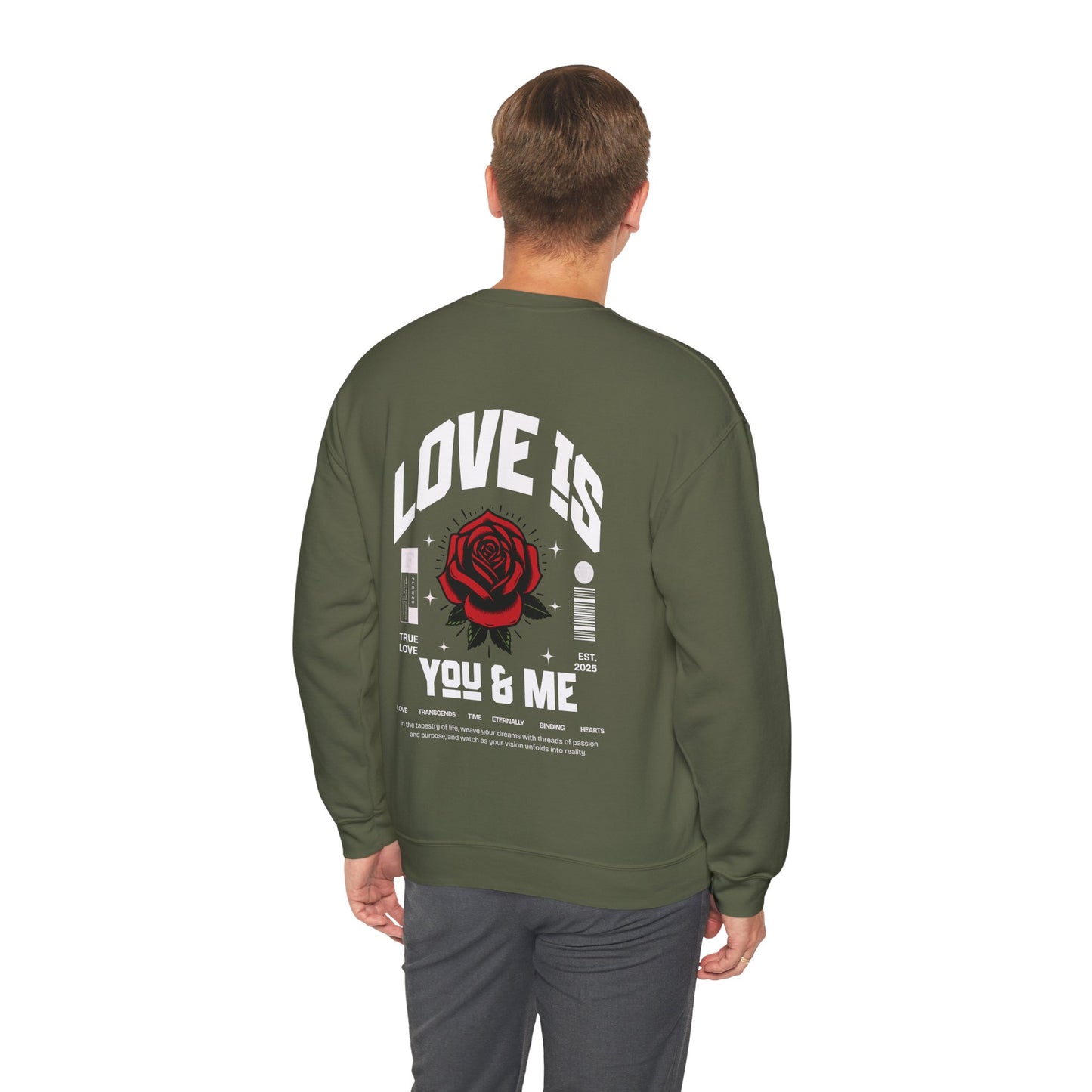 You and Me Valentines Unisex Gildan Heavy Blend™ Crewneck Sweatshirt