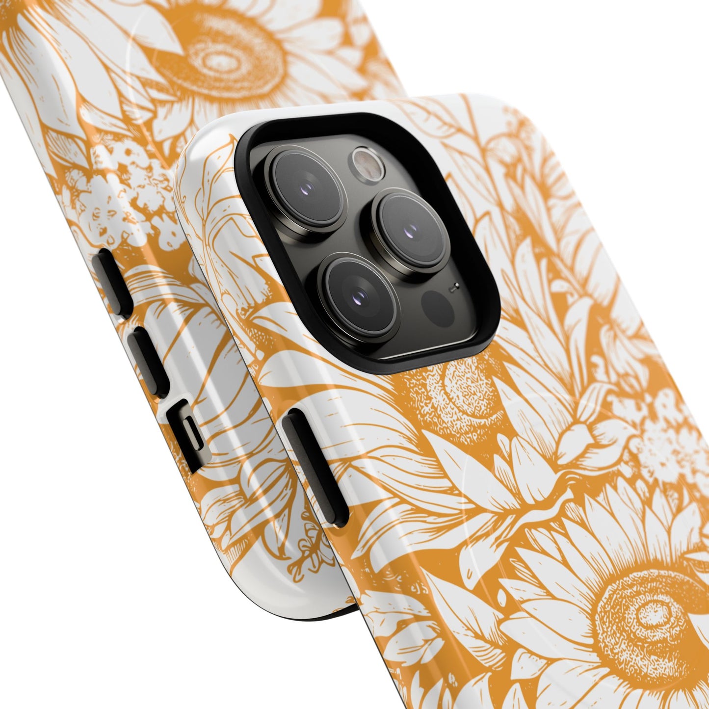 Loved John 3:16, Inspirational Gift, Tough iPhone Magnetic Case Scripture, Sunflower Bible Verse, MagSafe® iPhone® Tough Case, iPhone 14, iPhone 15, iPhone 16, Pro, Pro Max, Plus