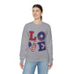 Patriotic LOVE Unisex Heavy Blend™ Crewneck Sweatshirt