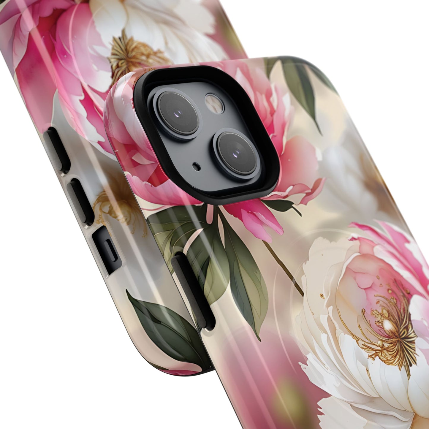 Blooming Petals Tough Magnetic Phone Cases, Elegant Phone Cover, Durable Case for Flower Lovers, Phone Accessories