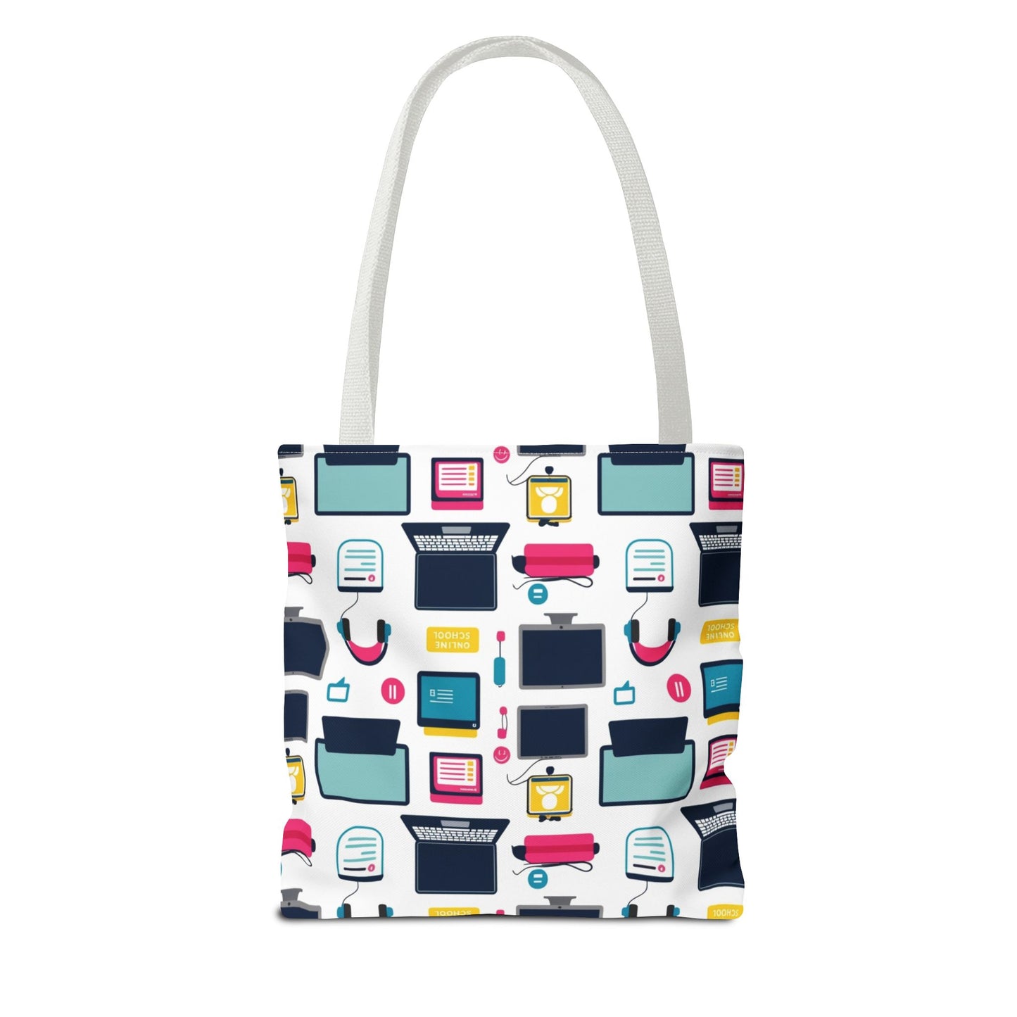 Techie Tote Bag - Stylish Personalized Tote for Students, Gift for Tech Lovers, Eco-Friendly Shopping Bag, Back to School.
