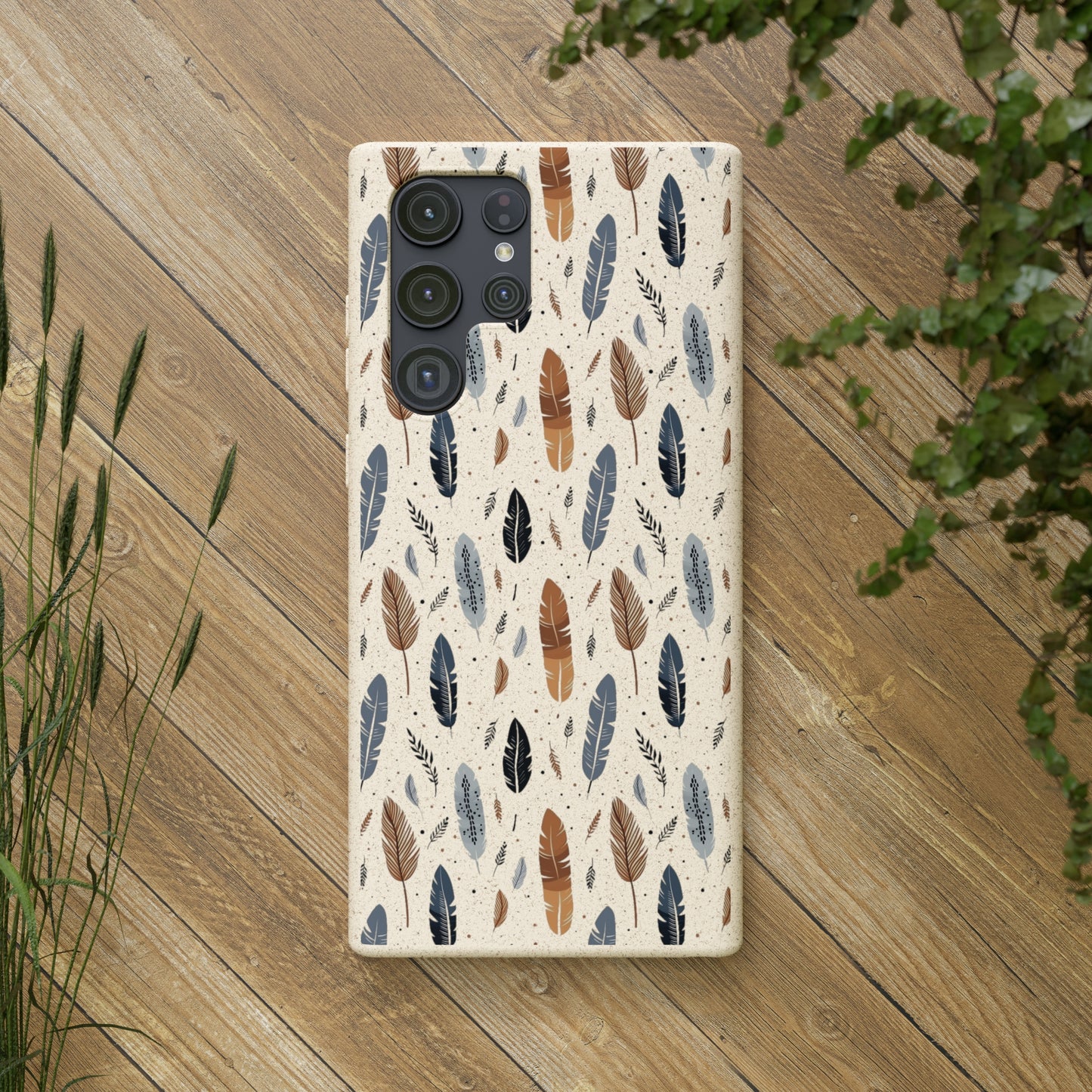 Whispering Feathers Samsung Biodegradable Cases