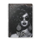 Chic Spiral Notebook, Stylish Journal for Notes, Gift for Her, Black-Owned Business, Inspirational Decor, Fashionista Essential
