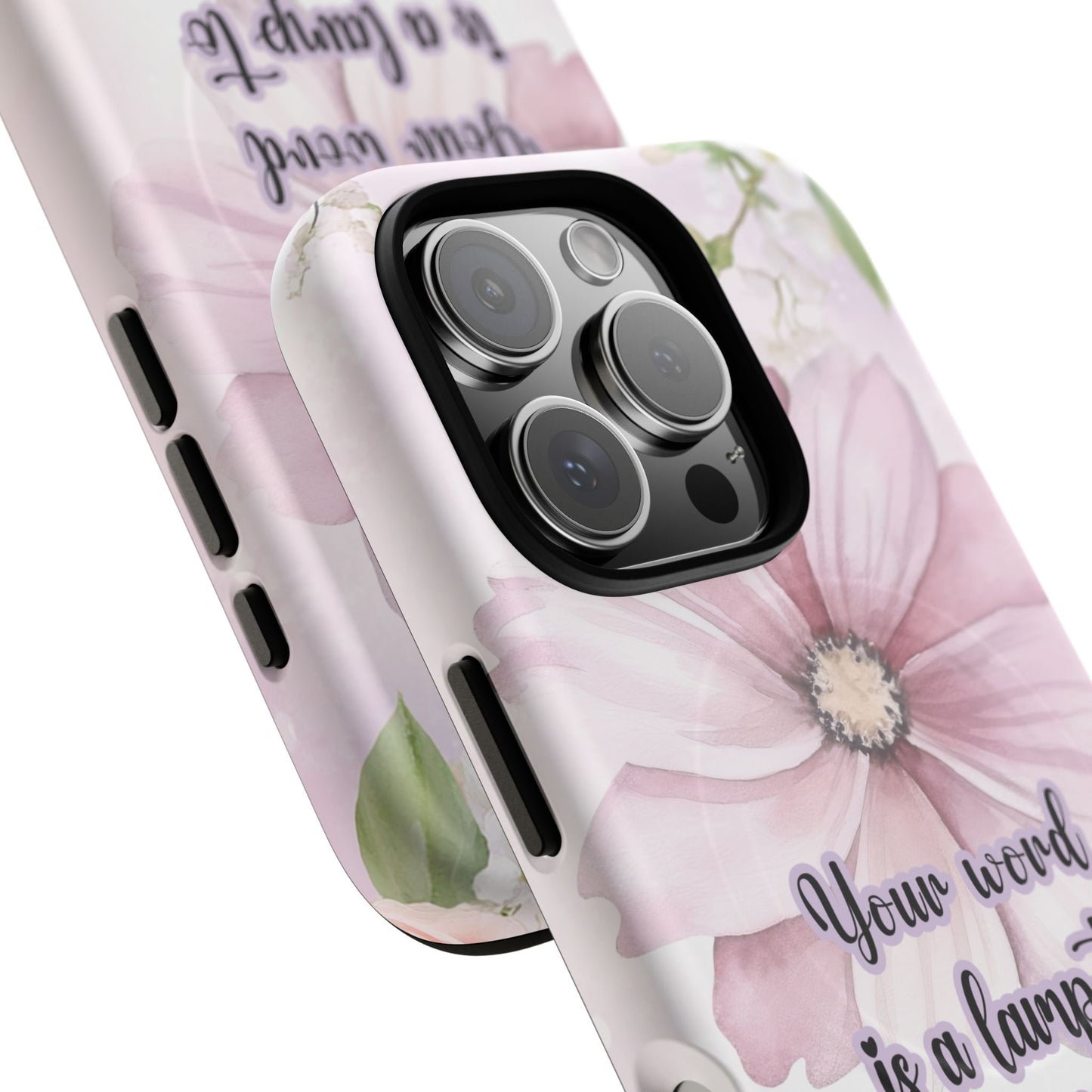 Your Word is a Lamp to My Feet Psalm 119:105 | Inspirational Gift, Tough iPhone Magnetic Case | Scripture, Bible Verse, MagSafe® iPhone® Tough Case, iPhone 14, iPhone 15, iPhone 16, Pro, Pro Max, Plus