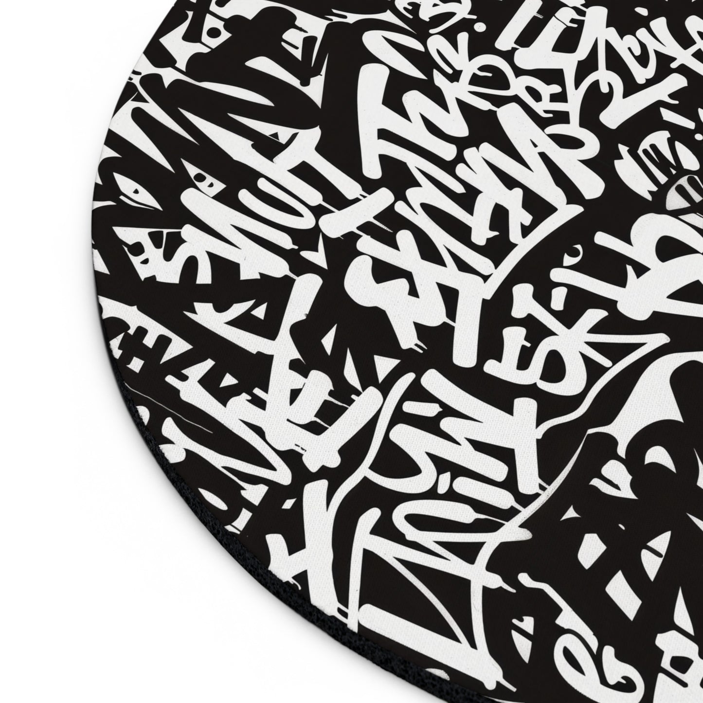 Urban Graffiti Mouse Pad - Stylish Desk Accessory for Creative Spaces