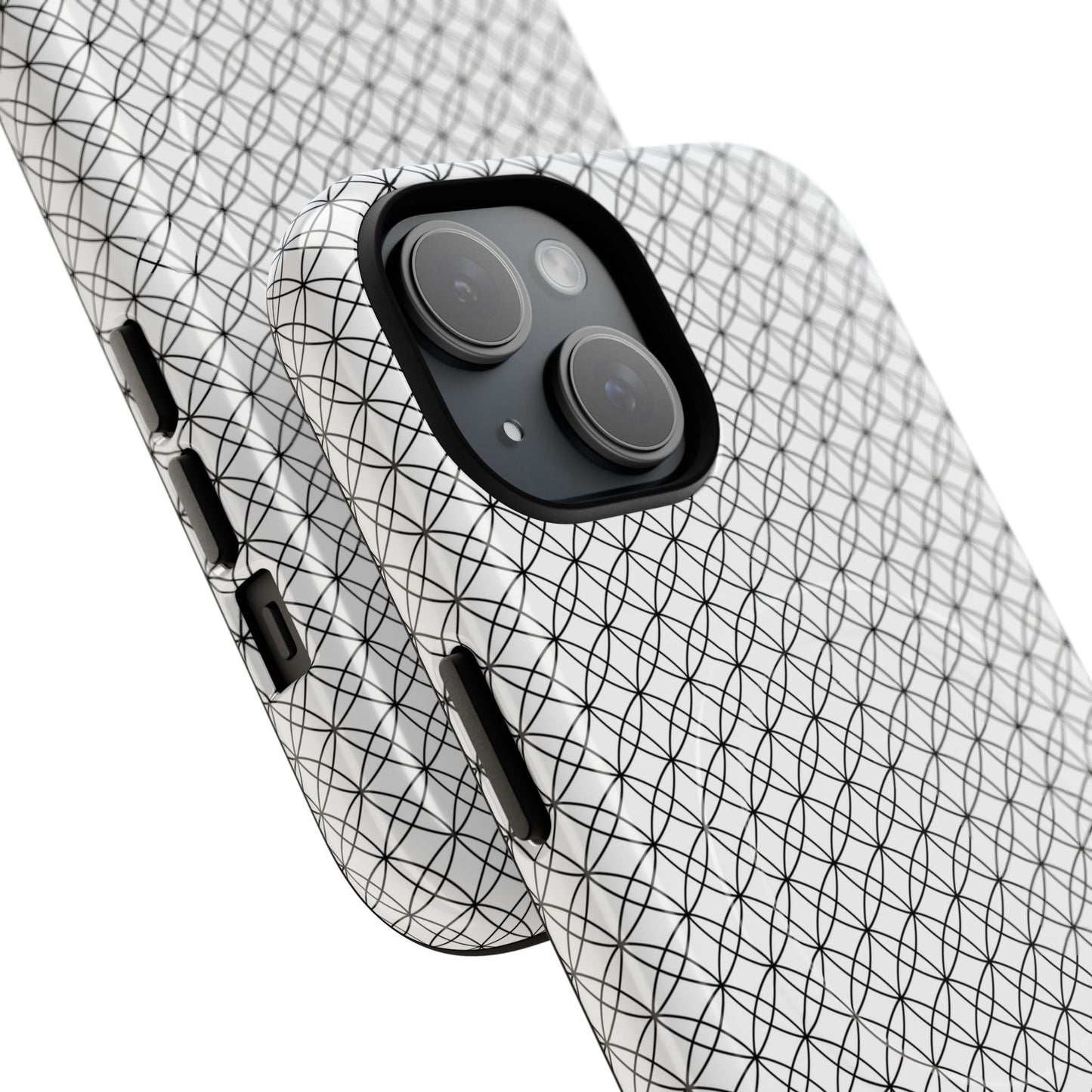 Personalized Geometric Phone Case, Stylish Tough Magnetic Cases, Unique Protection, Trendy Gift for Tech Lovers, Modern Mobile Accessory