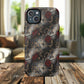 Elegant Floral Tough iPhone Magnetic Cases, iPhone Protection, Unique iPhone Covers, Stylish Mobile Accessories, Gift for Her