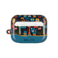 Personalized Abstract Eye Pattern AirPod Case — Colorful Tribal Graphic with Custom Text/Name