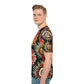 Flame Burst Men's Loose T-shirt (AOP)