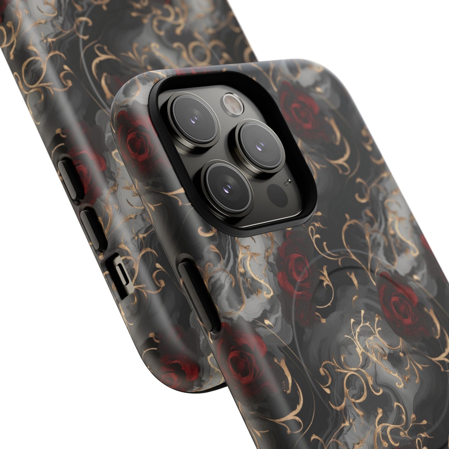 Elegant Floral Tough iPhone Magnetic Cases, iPhone Protection, Unique iPhone Covers, Stylish Mobile Accessories, Gift for Her