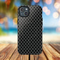 Noir Mosaic Tough iPhone Magnetic Case, Geometric Patterned Case, Durable iPhone Cover, Unique Tech Accessories, Perfect Gift for Him/Her