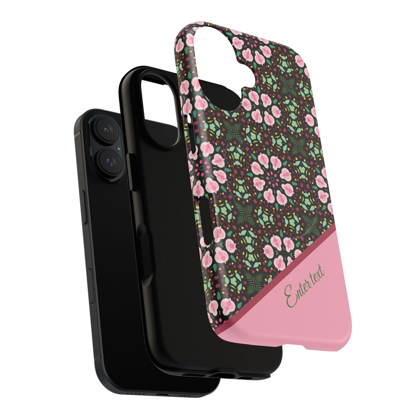 Personalized Twilight Petal Tapestry Floral Tough Magnetic MagSafe® iPhone Case, Durable iPhone Protector, Unique Gift for Her, Stylish Tech Accessories.