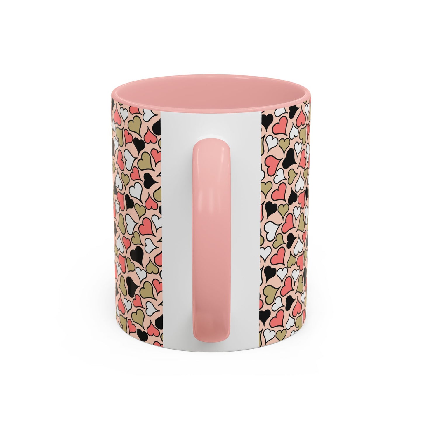 Colorful Heart Pattern Coffee Mug - Perfect Gift for Love & Friendship
