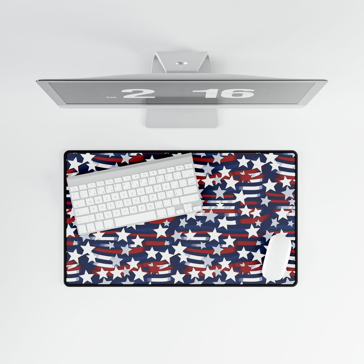 Patriotic Waves Desk Mats