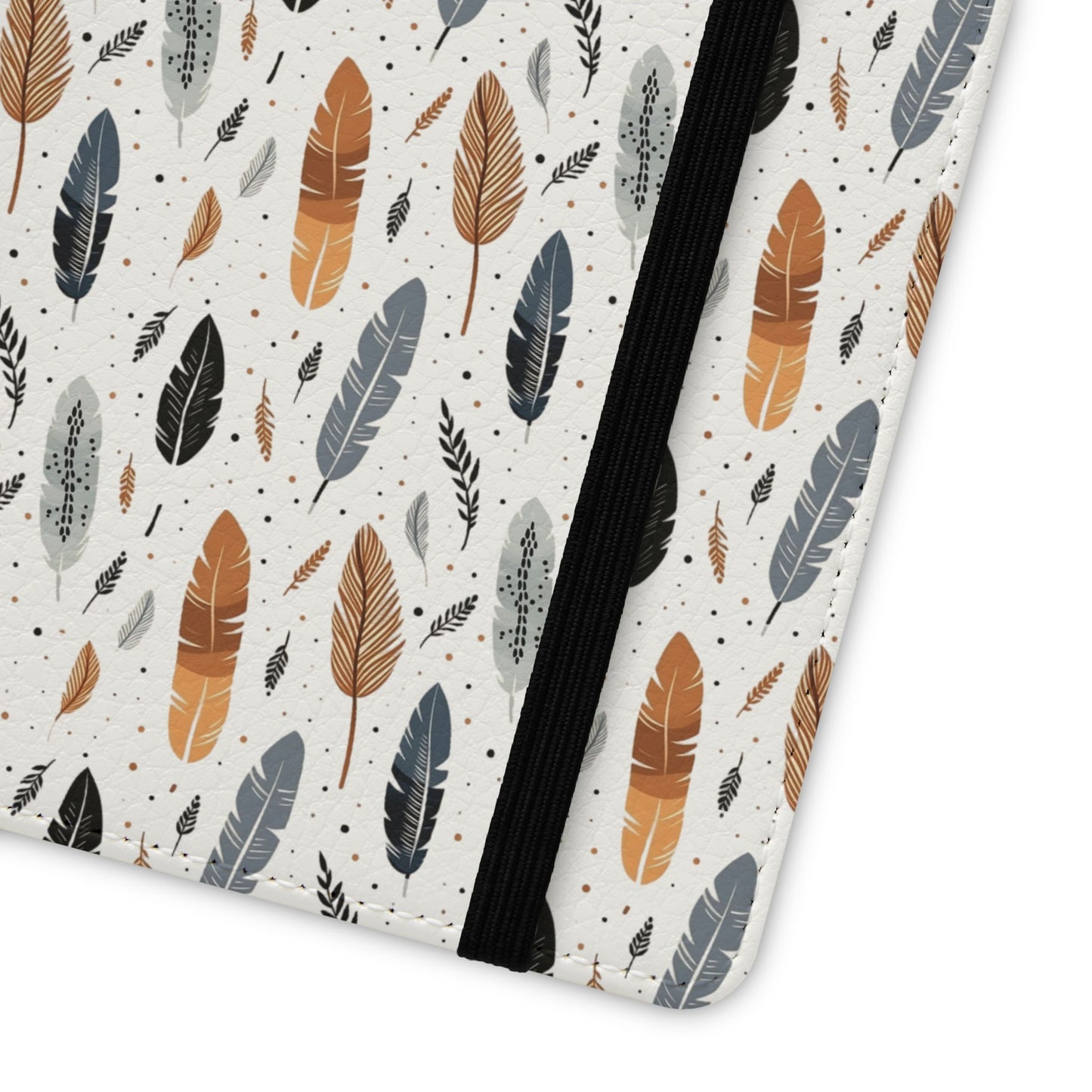 Whispering Feathers iPhone and Samsung Flip Cases