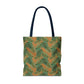 Brown Tropical Bliss Tote Bag