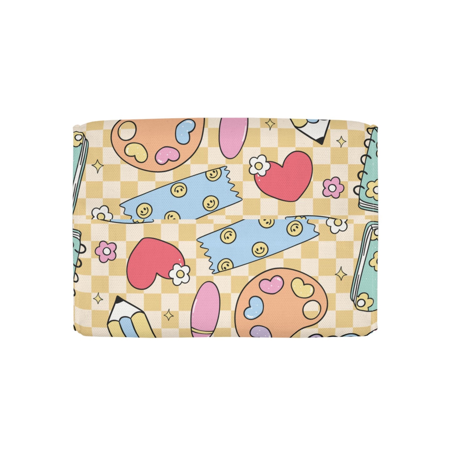 Custom Doodle Daydream Composition Book Inspired Stylish Polyester Lunch Box for Kids - Perfect for School, Picnics, or Snacks | Personalized ABC Design, Back to School, Family [...]
