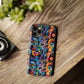 Psychedelic Visions Slim iPhone Case - Vibrant Design for Artistic Souls