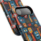 Personalized Colorful Abstract Faces Clear Impact-Resistant Case