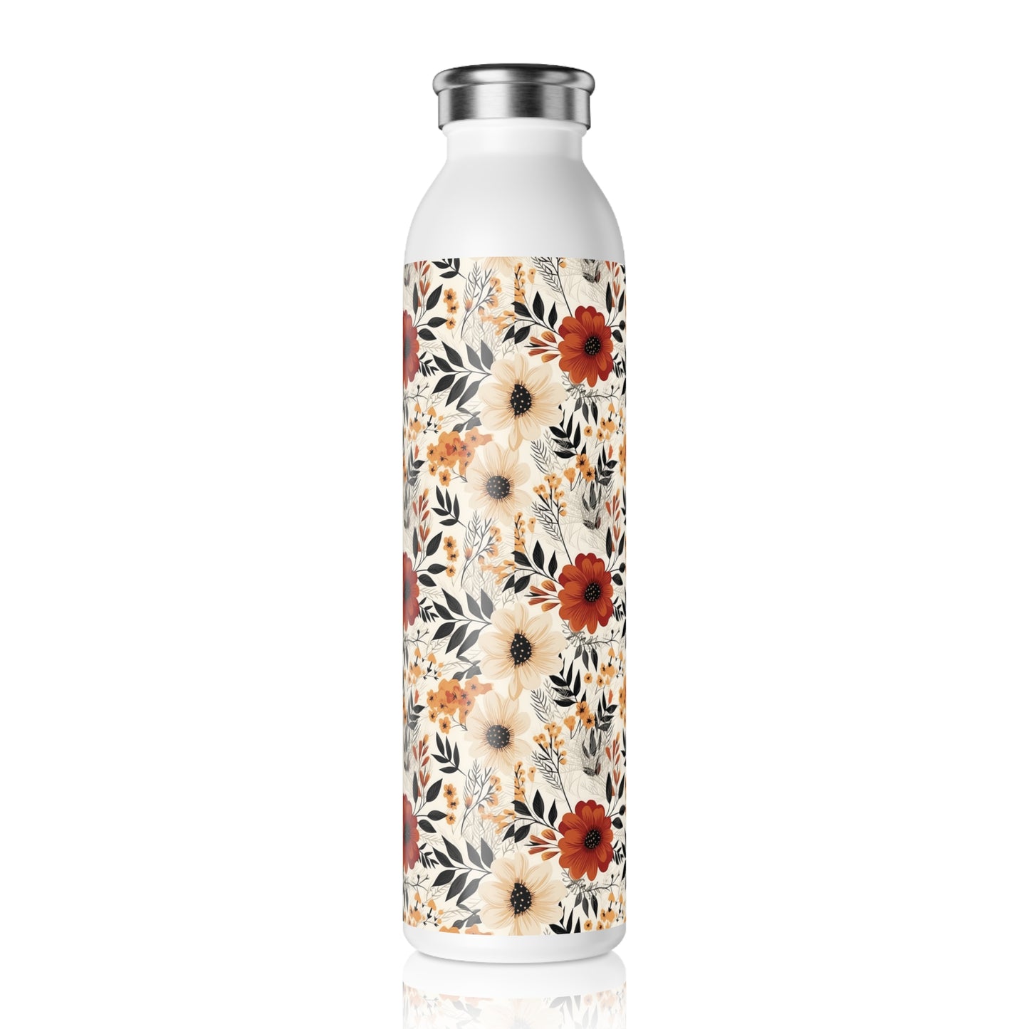 Boho Chic Slim Water Bottle