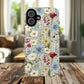 Meadow Whispers Tough iPhone Magnetic Case, Durable iPhone Protection, MagSafe Compatibility Phone Gift for Her, Spring Vibes, Modern Floral Design, Unique Gift Idea