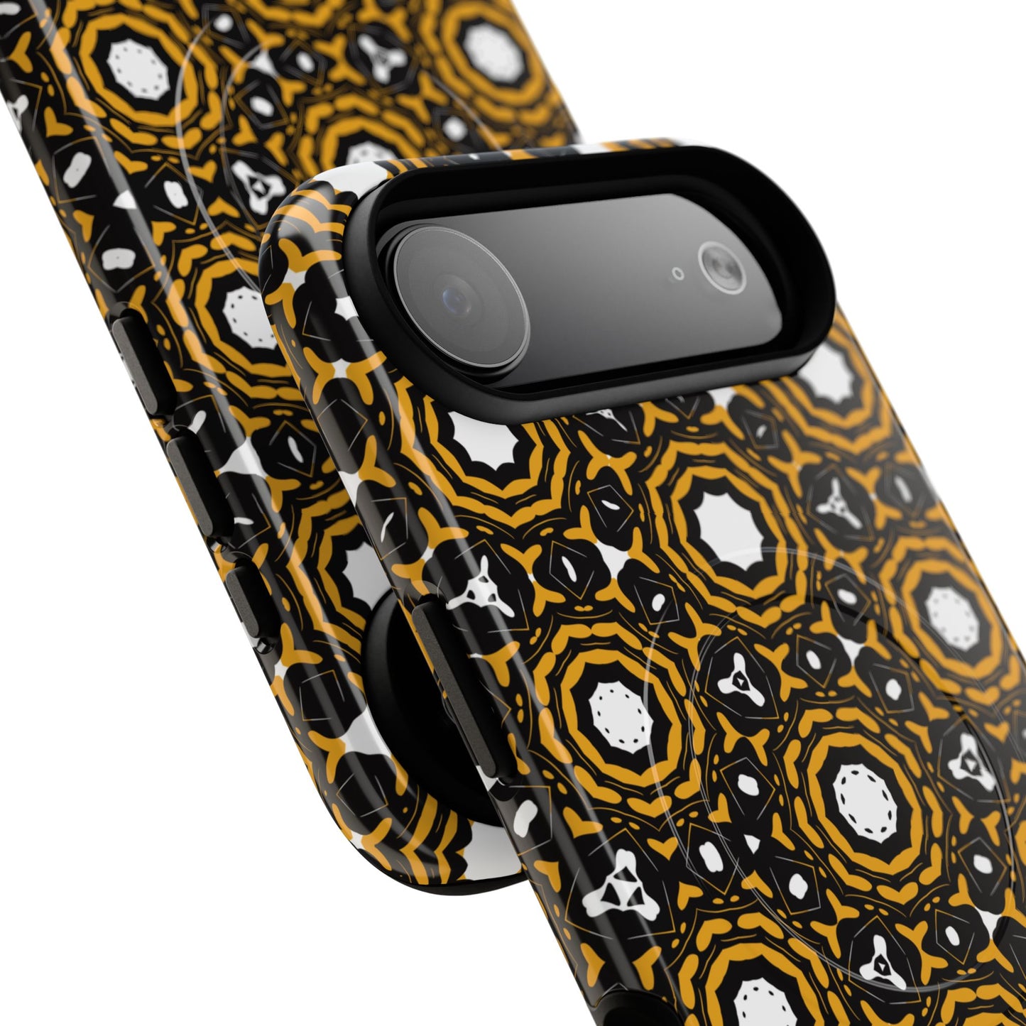 Stylish Tough Magnetic Phone Case, Unique Pattern Phone Cover, Durable Magnetic Case, Trendy Tech Accessories, Gift for Phone Lovers