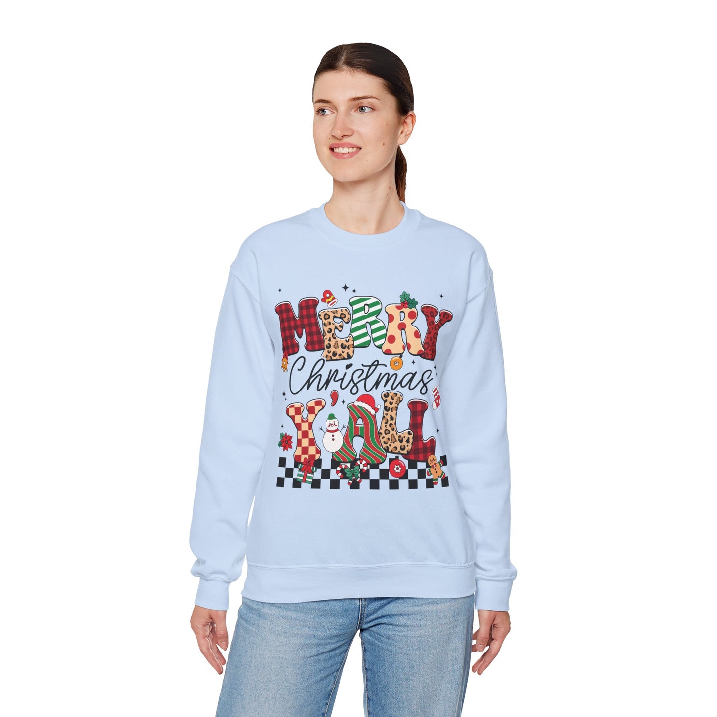 Merry Christmas Unisex Heavy Blend™ Crewneck Sweatshirt