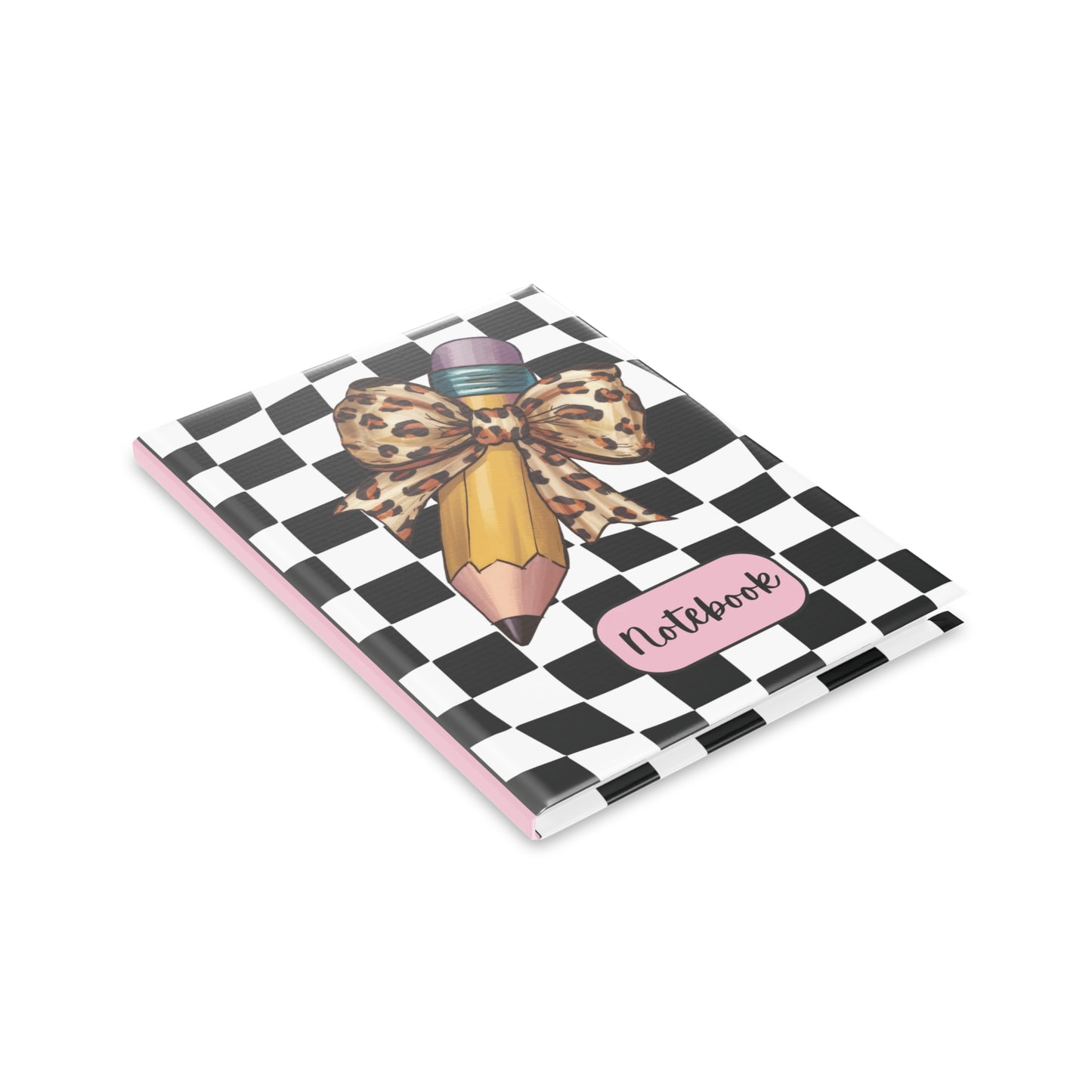 Wild Style Checkered A Hardcover Notebook (PY)