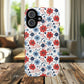 Patriotic Floral Dreams Tough Magnetic iPhone Cases, Durable, Stylish, Gift for Her, Protective Phone Cover, Spring Floral Design