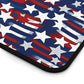 Patriotic Waves Desk Mat