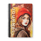 Artistic Wirobound Notebook, Journal, Diary, Gift for Writers, Fall Aesthetic, Student Supplies, Sketchbook.