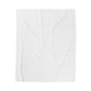 Personalized Name Velveteen Plush Blanket — Retro Script Pattern Cozy Throw