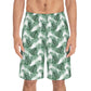 White Tropical Bliss Men's Board Shorts (AOP)- (PY)