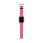 Pink Bow Coquette Watch Band ONLY — Cute Ribbon-Stripes Apple Watch Strap