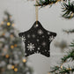 Snowflake Elegance Ceramic Ornaments (1pcs, 5pcs, 10pcs, 20pcs)