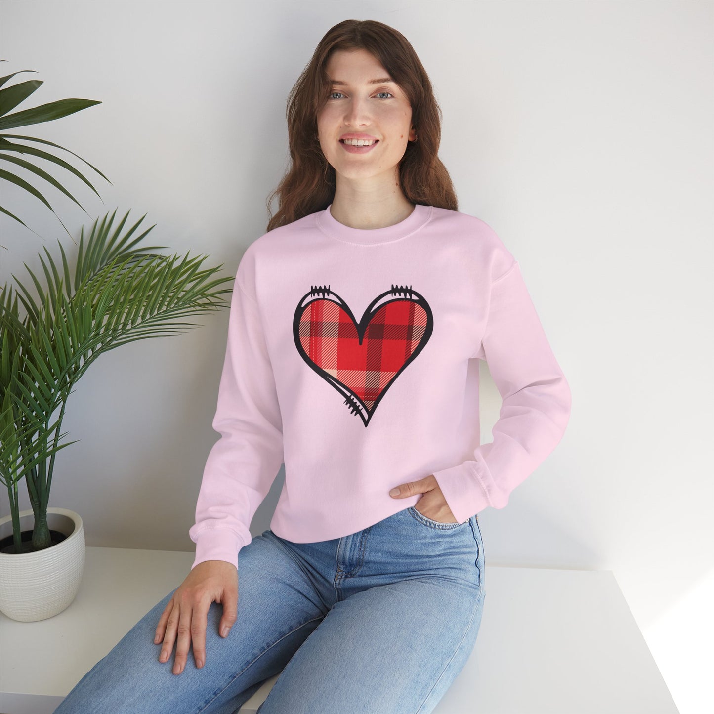 LOVE Always Unisex Heavy Gildan Blend™ Crewneck Sweatshirt.