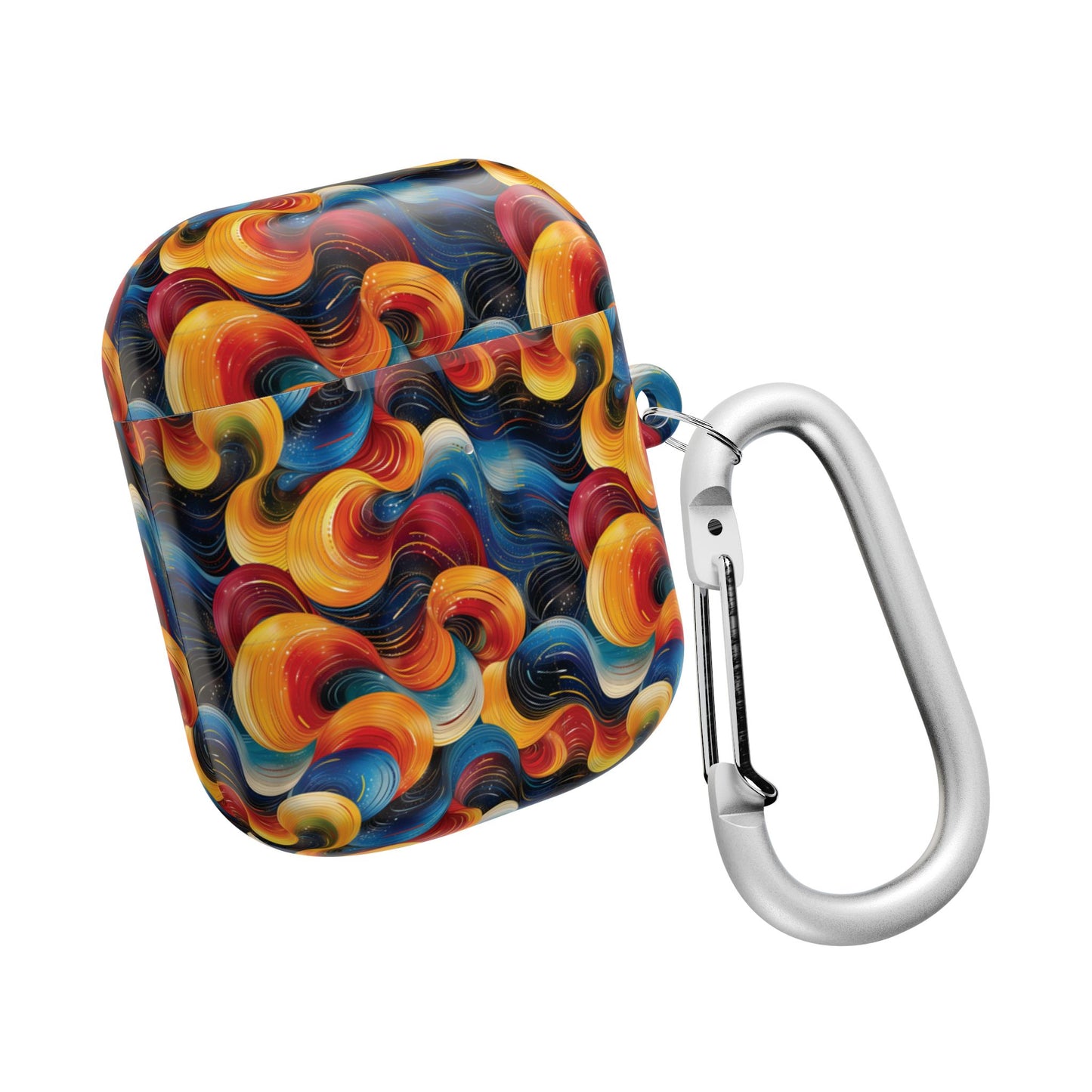 Cosmic Swirl AirPod Case - Colorful Protective Cover for Music Lovers