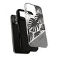 Personalized Monochrome Monstera Tropical Phone Case - Tough Magnetic MagSafe® Cases, Gifts for Nature Lovers, Stylish Phone Accessories, Gifts for Her.
