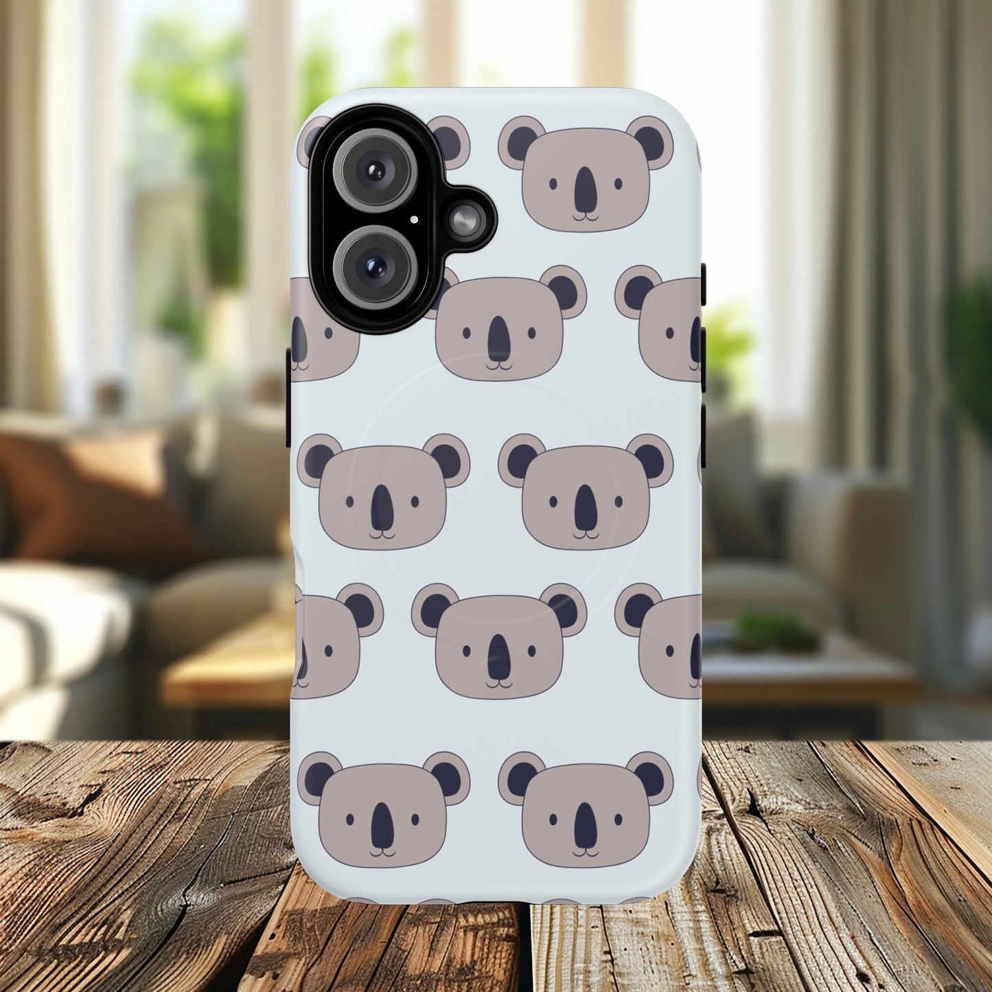Cute Koala iPhone Case, Tough Magnetic iPhone Cases, Funny Animal Cases, Unique Gifts for Animal Lovers, Cute Phone Accessories, Birthday Gift