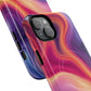 Cosmic Lava Flow Colorful Abstract iPhone Case , Tough Magnetic Protection, Stylish Accessories, Gift for Tech iPhone Lovers, Vibrant Mobile Covers