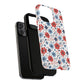 Patriotic Floral Dreams Tough Magnetic iPhone Cases, Durable, Stylish, Gift for Her, Protective Phone Cover, Spring Floral Design
